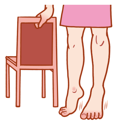 足のアーチを鍛える 外反母趾内反小趾対策 つま先立ち体操