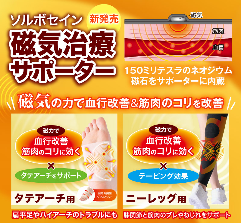 磁気治療サポーター