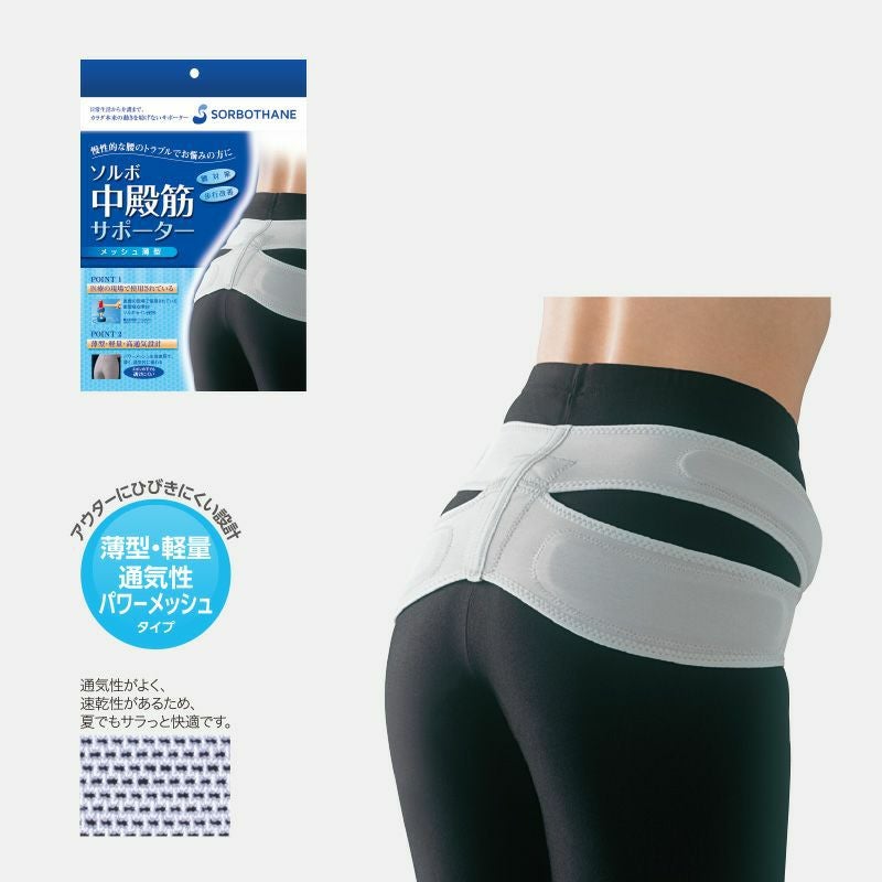 ソルボ腰サポーター 腰痛サポーター ベルト コルセット 中臀筋 トレン