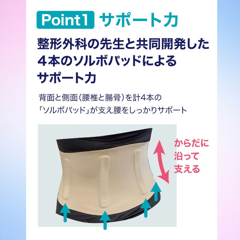 ソルボ腰サポーター 腰痛サポーター 腰痛ベルト 腰痛コルセット|ソルボ
