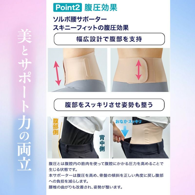 ソルボ腰サポーター 腰痛サポーター 腰痛ベルト 腰痛コルセット|ソルボ